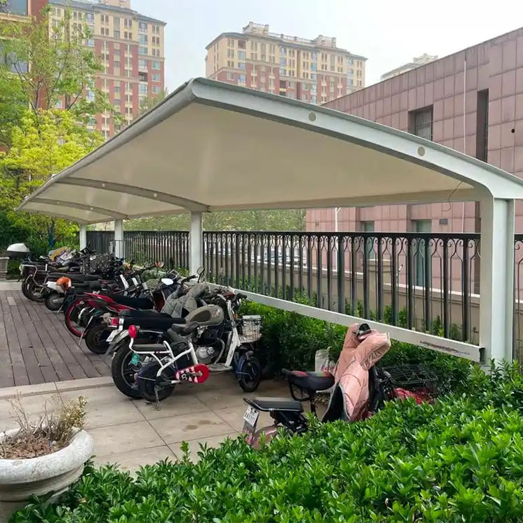 石楼县膜结构电动车棚